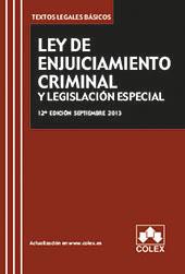 LEY DE ENJUICIAMIENTO CRIMINAL Y LEGISLACION ESPECIAL | 9788483423806 | Galatea Llibres | Llibreria online de Reus, Tarragona | Comprar llibres en català i castellà online