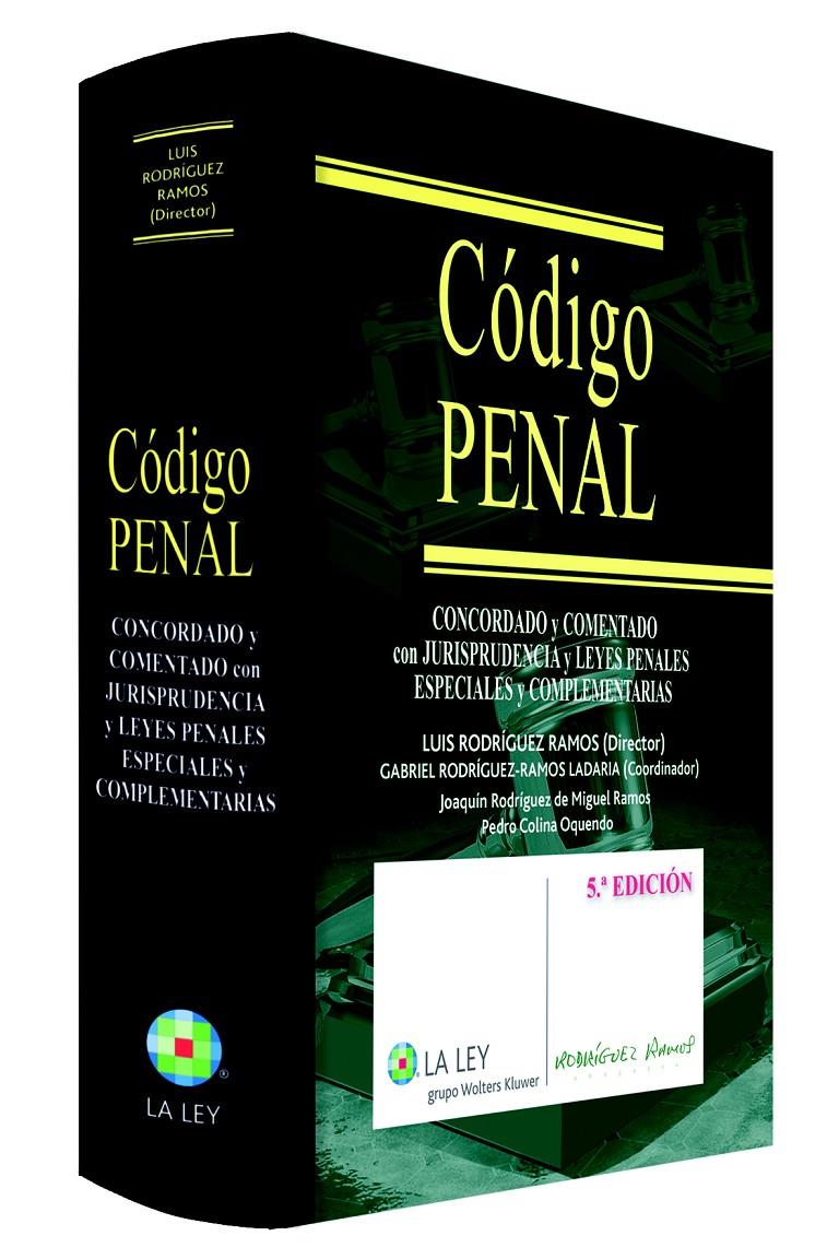 CÓDIGO PENAL (5.ª EDICIÓN) | 9788490204580 | RODRÍGUEZ RAMOS, LUIS | Galatea Llibres | Llibreria online de Reus, Tarragona | Comprar llibres en català i castellà online