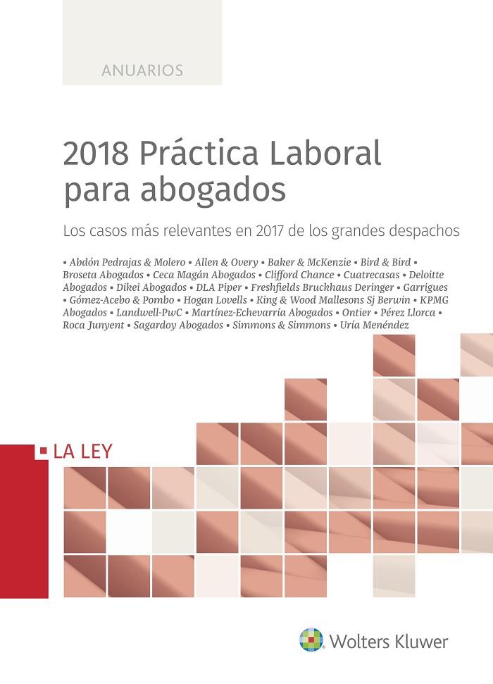 PRACTICA LABORAL PARA ABOGADOS 2018 | 9788490207154 | VV.AA. | Galatea Llibres | Llibreria online de Reus, Tarragona | Comprar llibres en català i castellà online