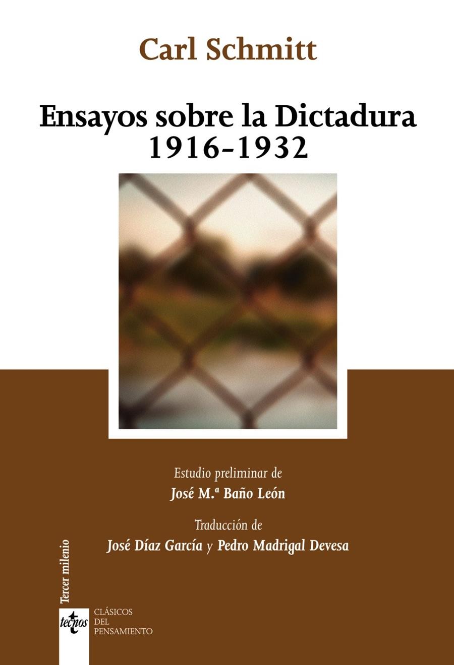 ENSAYOS SOBRE LA DICTADURA 1916-1932 | 9788430958597 | SCHMITT, CARL | Galatea Llibres | Llibreria online de Reus, Tarragona | Comprar llibres en català i castellà online