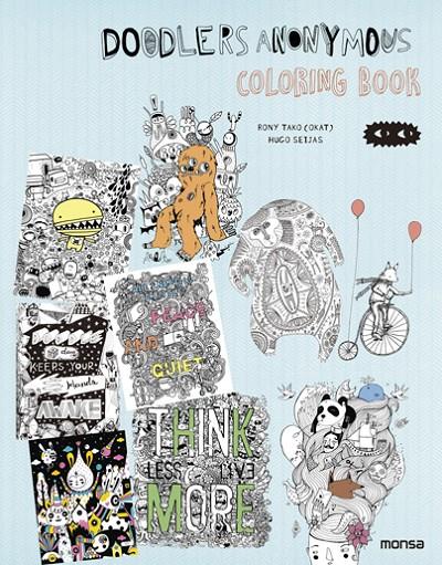 DOODLERS ANONYMOUS - LIBRO PARA COLOREAR | 9788416500208 | TAKO, RONY | Galatea Llibres | Llibreria online de Reus, Tarragona | Comprar llibres en català i castellà online