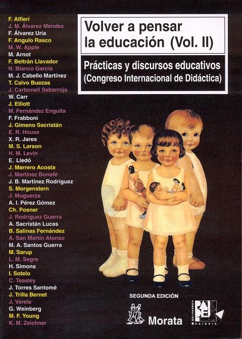 VOLVER A PENSAR LA EDUCACION VOL.2 | 9788471124043 | VARIOS | Galatea Llibres | Llibreria online de Reus, Tarragona | Comprar llibres en català i castellà online