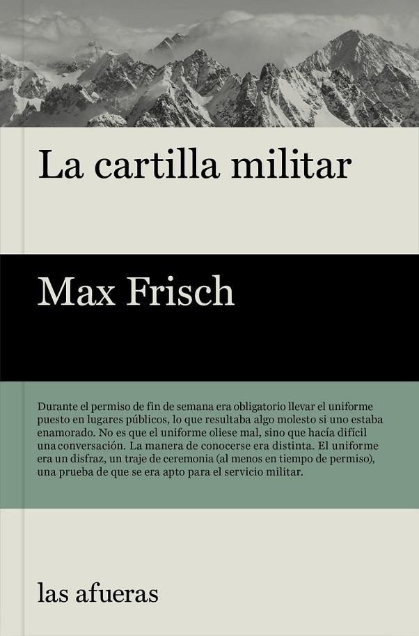 LA CARTILLA MILITAR | 9788494983726 | FRISCH, MAX | Galatea Llibres | Librería online de Reus, Tarragona | Comprar libros en catalán y castellano online