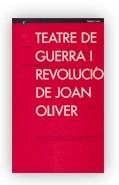 TEATRE DE GUERRA I REVOLUCIO DE JOAN OLIVER | 9788439349808 | OLIVER, JOAN | Galatea Llibres | Llibreria online de Reus, Tarragona | Comprar llibres en català i castellà online