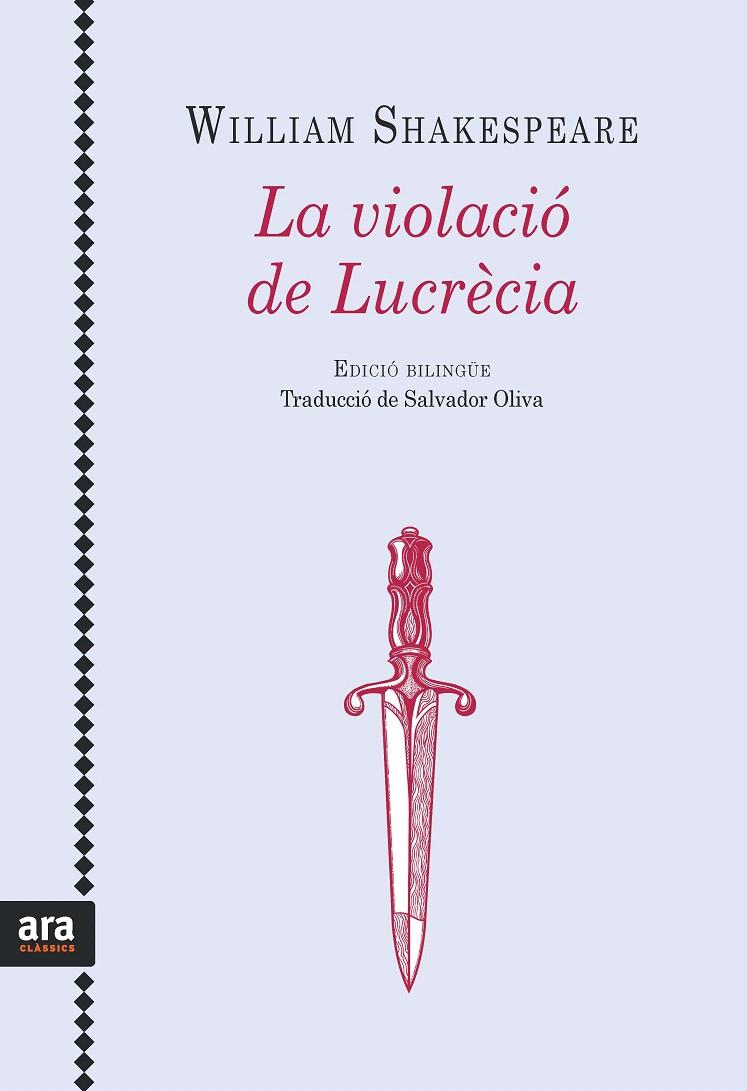 LA VIOLACIÓ DE LUCRÈCIA | 9788416915071 | SHAKESPEARE, WILLIAM | Galatea Llibres | Llibreria online de Reus, Tarragona | Comprar llibres en català i castellà online