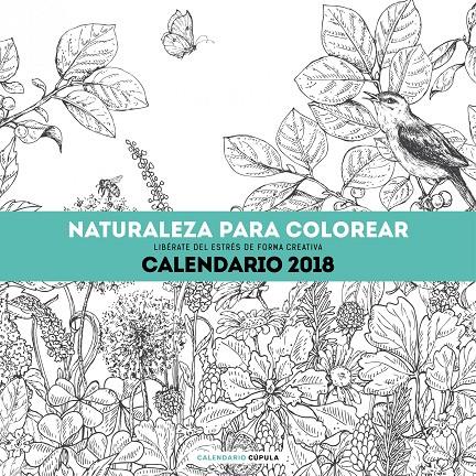 CALENDARIO NATURALEZA PARA COLOREAR 2018 | 9788448023553 | Galatea Llibres | Llibreria online de Reus, Tarragona | Comprar llibres en català i castellà online