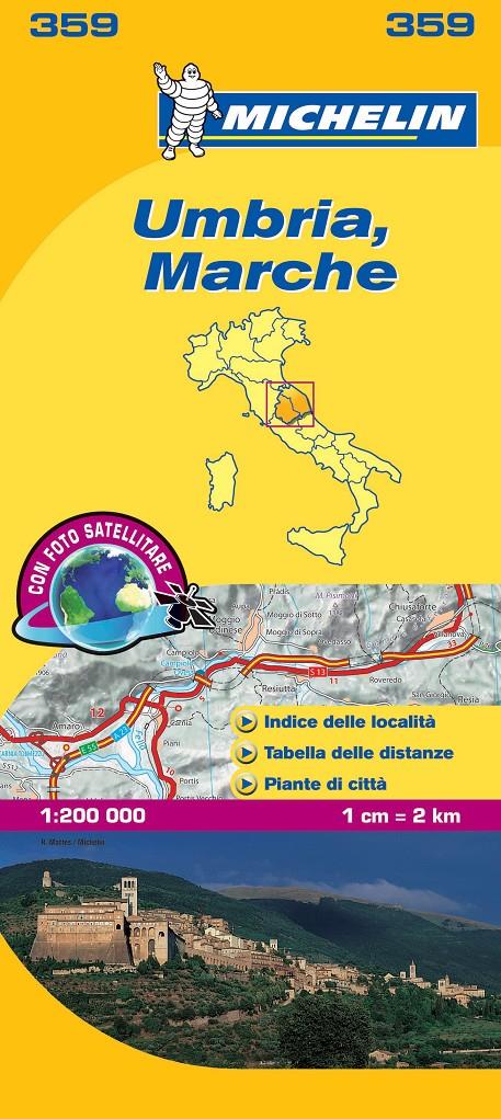 MAPA LOCAL UMBRIA, MARCHE 1:200.000 | 9782067126688 | Galatea Llibres | Llibreria online de Reus, Tarragona | Comprar llibres en català i castellà online