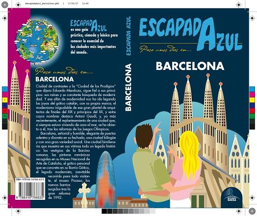 BARCELONA ESCAPADA AZUL 2017 | 9788416766635 | INGELMO, ÁNGEL | Galatea Llibres | Llibreria online de Reus, Tarragona | Comprar llibres en català i castellà online