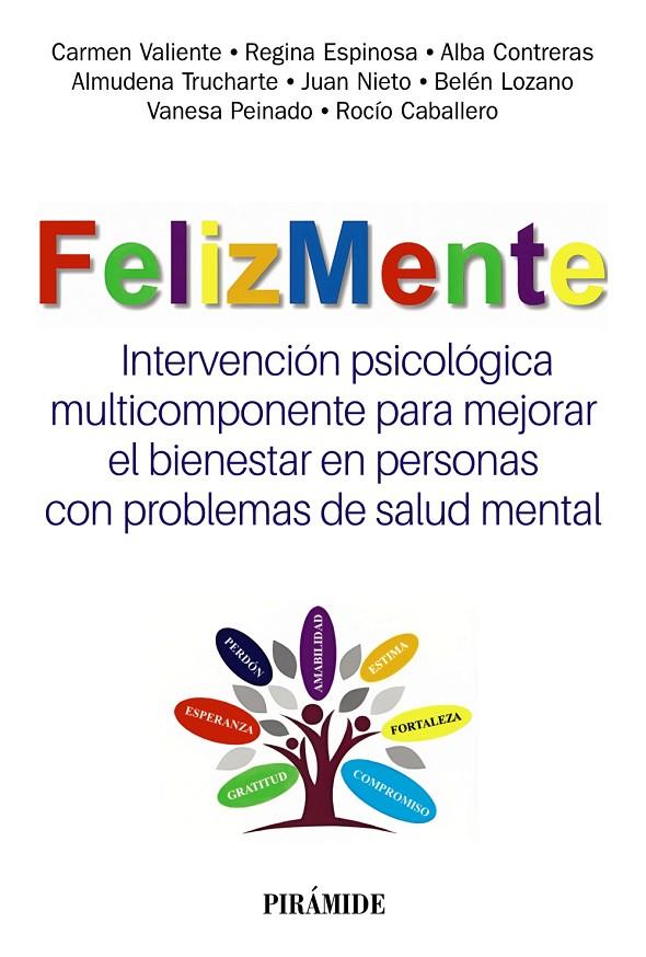 FELIZMENTE INTERVENCION PSICOLOGICA MULTICOMPONENTE PARA MEJORAR EL BIENESTAR | 9788436848762 | VALIENTE, CARMEN/ESPINOSA, REGINA/CONTRERAS, ALBA/TRUCHARTE, ALMUDENA/NIETO, JUAN/LOZANO, BELÉN/PEIN | Galatea Llibres | Llibreria online de Reus, Tarragona | Comprar llibres en català i castellà online