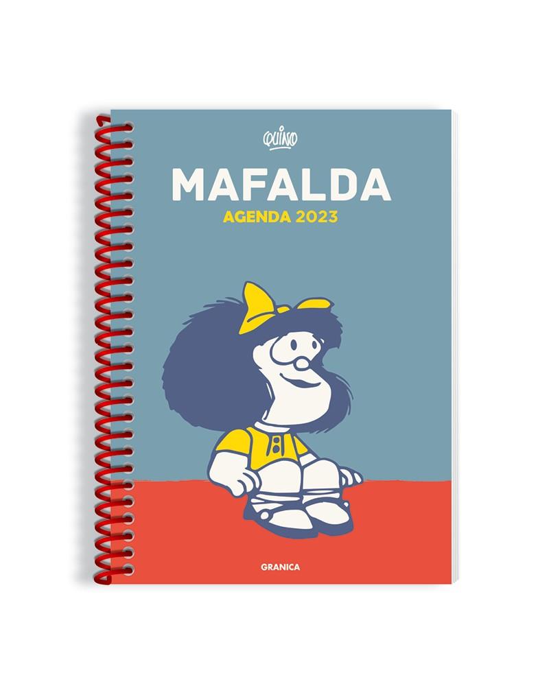 AGENDA MAFALDA 2023 ANILLADA COLUMNAS AZUL | 9789878935188 | Galatea Llibres | Llibreria online de Reus, Tarragona | Comprar llibres en català i castellà online