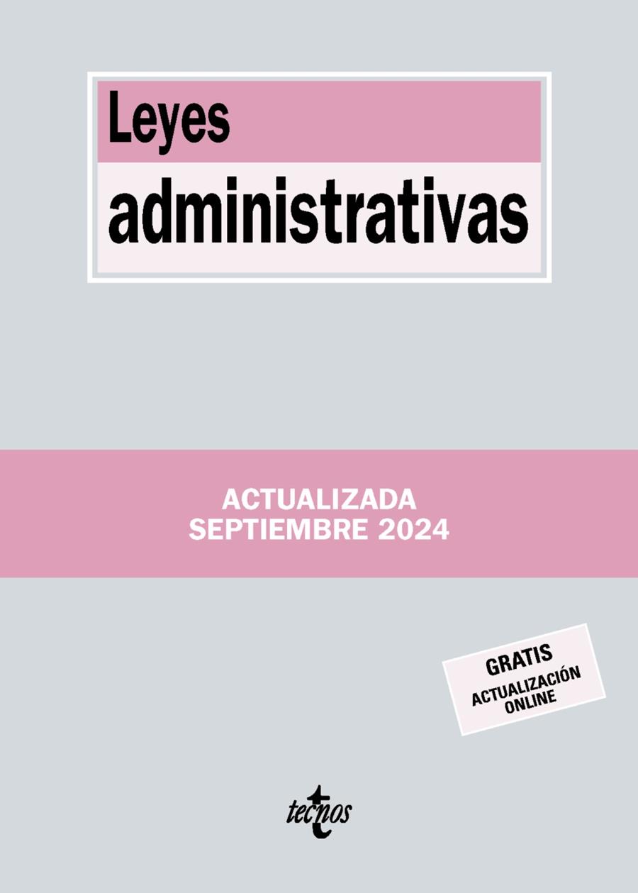 LEYES ADMINISTRATIVAS 2024 | 9788430991075 | Galatea Llibres | Llibreria online de Reus, Tarragona | Comprar llibres en català i castellà online