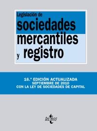 LEGISLACIÓN DE SOCIEDADES MERCANTILES Y REGISTRO | 9788430950904 | AA.VV. | Galatea Llibres | Llibreria online de Reus, Tarragona | Comprar llibres en català i castellà online