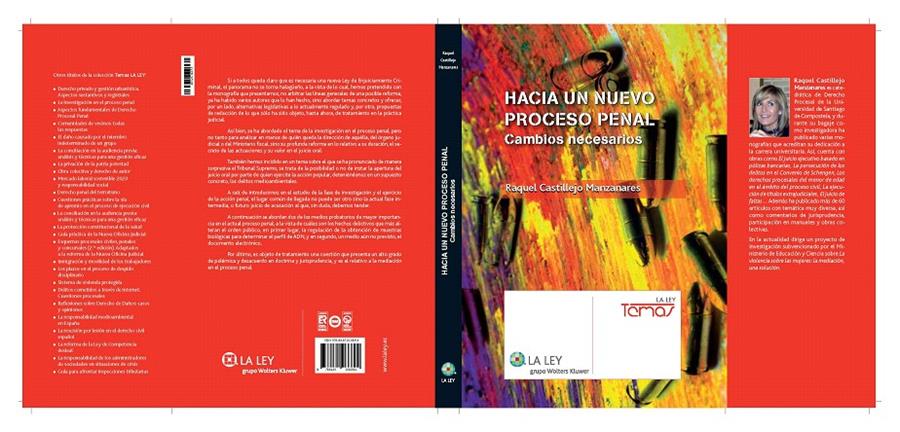 HACIA UN NUEVO PROCESO PENAL. CAMBIOS NECESARIOS | 9788481266894 | CASTILLEJO MANZANARES | Galatea Llibres | Llibreria online de Reus, Tarragona | Comprar llibres en català i castellà online