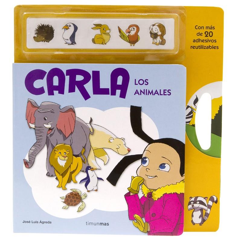 CARLA ADHESIVOS. LOS ANIMALES | 9788408092148 | ÁGREDA, JOSÉ LUIS | Galatea Llibres | Llibreria online de Reus, Tarragona | Comprar llibres en català i castellà online