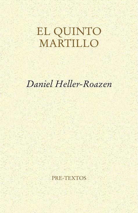 EL QUINTO MARTILLO | 9788415894421 | HELLER-ROAZEN, DANIEL | Galatea Llibres | Llibreria online de Reus, Tarragona | Comprar llibres en català i castellà online