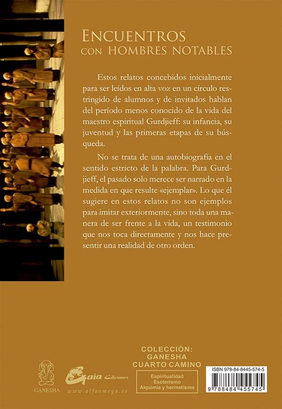 ENCUENTROS CON HOMBRES NOTABLES | 9788484455745 | GURDJIEFF, G. I. | Galatea Llibres | Llibreria online de Reus, Tarragona | Comprar llibres en català i castellà online