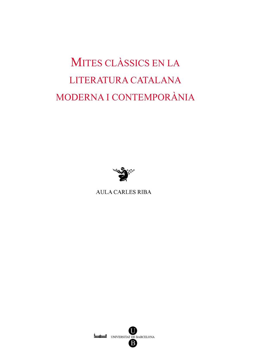 MITES CLASSICS DE LA LITERATURA CATALANA MODERNA I CONTEMPOR | 9788447531127 | MALé I PEGUEROLES, JORDI | Galatea Llibres | Llibreria online de Reus, Tarragona | Comprar llibres en català i castellà online