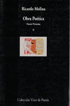 OBRA POETICA 2. POESIA POSTUMA | 9788475226422 | MOLINA, RICARDO | Galatea Llibres | Llibreria online de Reus, Tarragona | Comprar llibres en català i castellà online