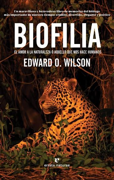 BIOFILIA | 9788417800574 | WILSON, EDWARD O. | Galatea Llibres | Llibreria online de Reus, Tarragona | Comprar llibres en català i castellà online