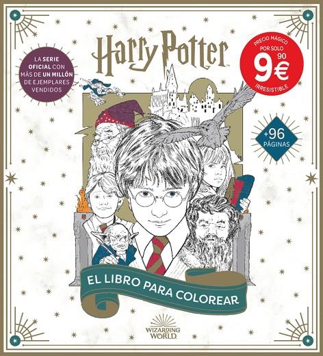 HARRY POTTER: EL LIBRO OFICIAL PARA COLOREAR | 9791259574695 | Galatea Llibres | Llibreria online de Reus, Tarragona | Comprar llibres en català i castellà online