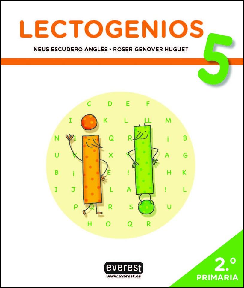 LECTOGENIOS 5 | 9788428343855 | ESCUDERO ANGLÈS, NEUS/GENOVER HUGUET, ROSER | Galatea Llibres | Librería online de Reus, Tarragona | Comprar libros en catalán y castellano online