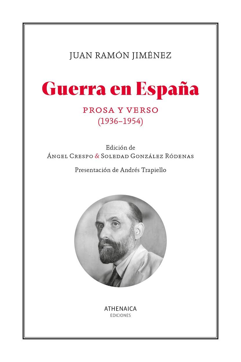 GUERRA EN ESPAÑA | 9788419874405 | JIMÉNEZ, JUAN RAMÓN | Galatea Llibres | Llibreria online de Reus, Tarragona | Comprar llibres en català i castellà online