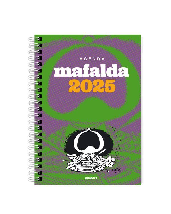 MAFALDA 2025, AGENDA PARA LA MUJER ANILLADA VERDE-GRIS | 9786316544551 | QUINO | Galatea Llibres | Llibreria online de Reus, Tarragona | Comprar llibres en català i castellà online