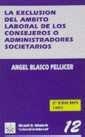 EXCLUSION DEL AMBITO LABORAL DE LOS CONSEJEROS O A | 9788480024433 | BLASCO PELLICER | Galatea Llibres | Llibreria online de Reus, Tarragona | Comprar llibres en català i castellà online