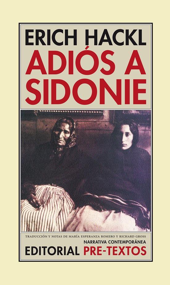 ADIOS A SIDONIE | 9788481914900 | HACKL, ERICH | Galatea Llibres | Librería online de Reus, Tarragona | Comprar libros en catalán y castellano online