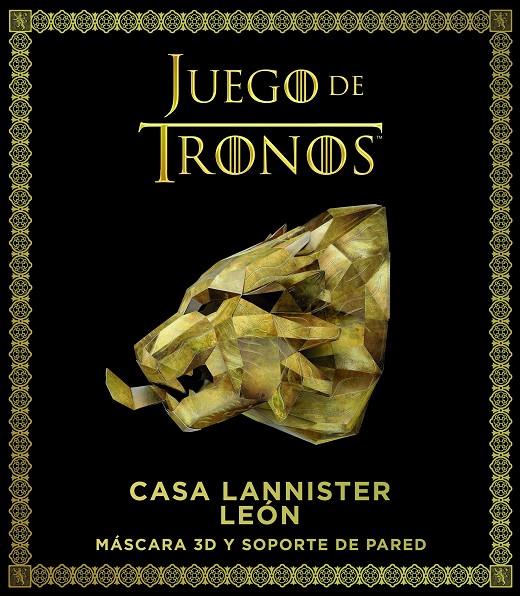 MASCARA 3D JUEGO DE TRONOS. CASA LANNISTER: LEÓN | 9788445004692 | Galatea Llibres | Llibreria online de Reus, Tarragona | Comprar llibres en català i castellà online