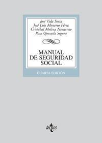 MANUAL DE SEGURIDAD SOCIAL | 9788430947720 | VIDA SORIA, JOSÉ | Galatea Llibres | Librería online de Reus, Tarragona | Comprar libros en catalán y castellano online
