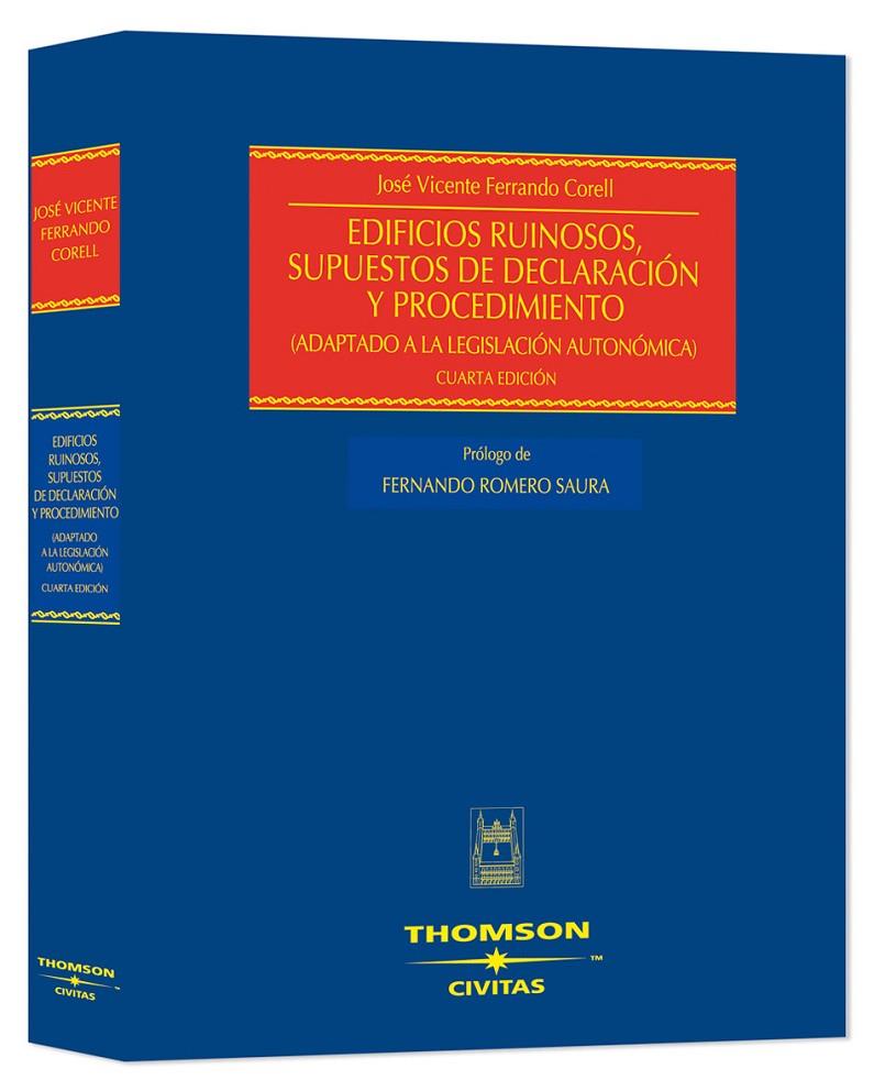 EDIFICIOS RUINOSOS, SUPUESTOS DE DECLARACION Y PROCEDIMIENTO | 9788447029419 | FERRANDO CORELL, JOSE VICENTE | Galatea Llibres | Llibreria online de Reus, Tarragona | Comprar llibres en català i castellà online