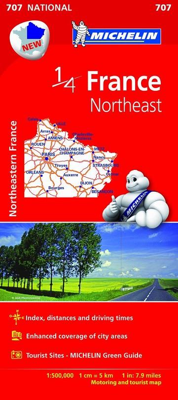 MAPA NATIONAL FRANCE NORTHEAST | 9782067200678 | Galatea Llibres | Llibreria online de Reus, Tarragona | Comprar llibres en català i castellà online