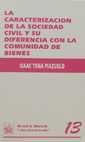 CARACTERIZACION DE LA SOCIEDAD CIVIL Y SU DIFERENC | 9788480025201 | TENA PIAZUELO, ISAAC | Galatea Llibres | Llibreria online de Reus, Tarragona | Comprar llibres en català i castellà online