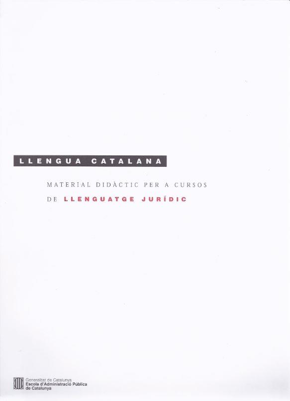 LLENGUA CATALANA LLEN. JURIDIC | 9788439366829 | Galatea Llibres | Llibreria online de Reus, Tarragona | Comprar llibres en català i castellà online