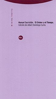 ORDEN Y EL TIEMPO, EL. | 9788481642285 | SACRISTAN, MANUEL | Galatea Llibres | Llibreria online de Reus, Tarragona | Comprar llibres en català i castellà online