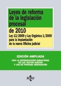 LEYES DE REFORMA DE LA LEGISLACIÓN PROCESAL DE 2010 | 9788430950362 | Galatea Llibres | Llibreria online de Reus, Tarragona | Comprar llibres en català i castellà online