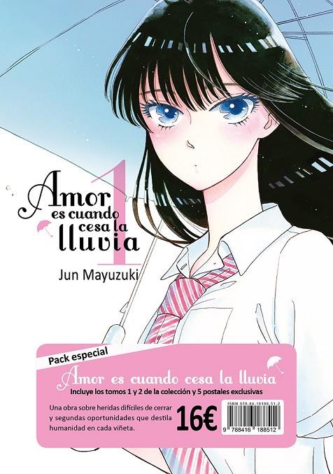 AMOR ES CUANDO CESA LA LLUVIA (PACK TOMO 1 TOMO 2) | 9788416188512 | MAYUZUKI, JUN | Galatea Llibres | Llibreria online de Reus, Tarragona | Comprar llibres en català i castellà online