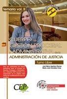 CUERPO DE GESTIÓN PROCESAL Y ADMINISTRATIVA DE JUSTICIA TURNO LIBRE TEMARIO VOL.2 | 9788498824278 | CEP | Galatea Llibres | Llibreria online de Reus, Tarragona | Comprar llibres en català i castellà online