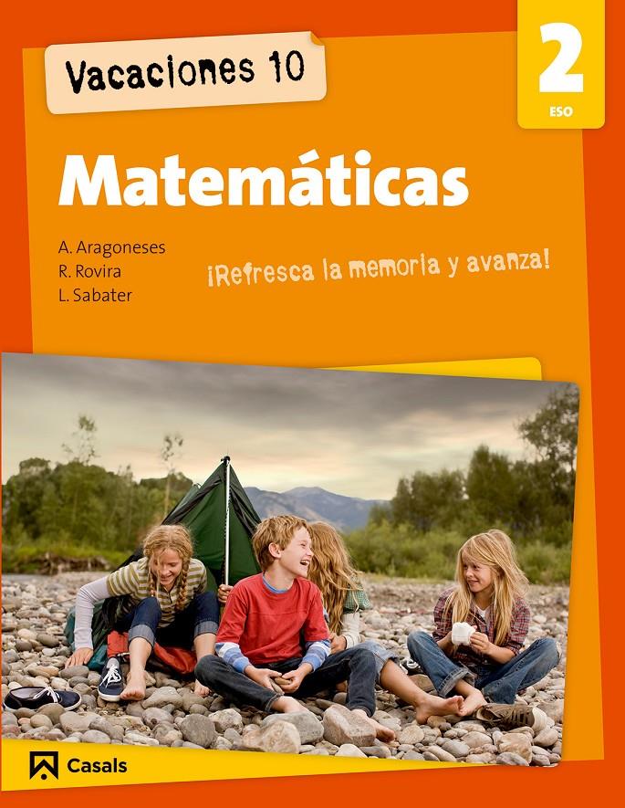 VACACIONES 10. MATEMÁTICAS 2 ESO | 9788421853207 | VARIOS AUTORES | Galatea Llibres | Llibreria online de Reus, Tarragona | Comprar llibres en català i castellà online