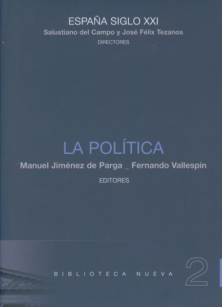 POLITICA, LA | 9788497428507 | DEL CAMPO, SALUSTIANO | Galatea Llibres | Llibreria online de Reus, Tarragona | Comprar llibres en català i castellà online