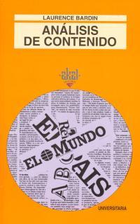 ANALISIS DE CONTENIDO | 9788476000939 | BARDIN, LAURENCE | Galatea Llibres | Llibreria online de Reus, Tarragona | Comprar llibres en català i castellà online