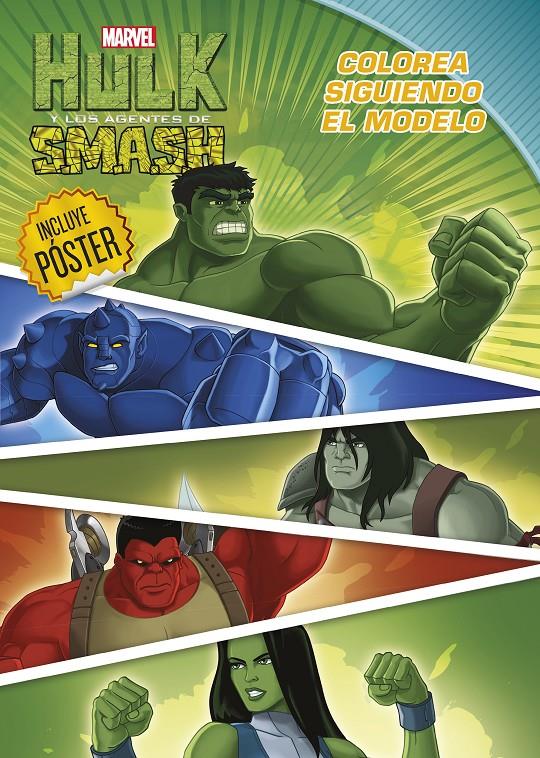 HULK. COLOREA SIGUIENDO EL MODELO | 9788415343684 | Galatea Llibres | Llibreria online de Reus, Tarragona | Comprar llibres en català i castellà online