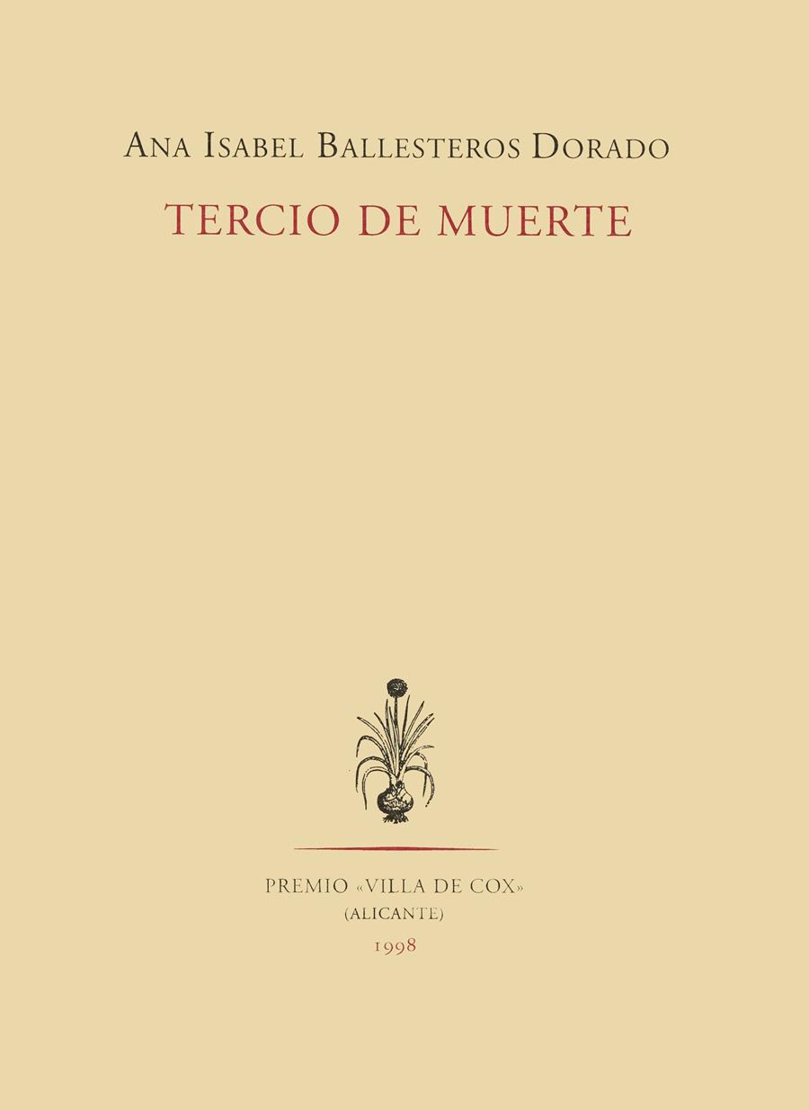 TERCIO DE MUERTE | 9788481912050 | BALLESTEROS DORADO,ANA ISABEL | Galatea Llibres | Llibreria online de Reus, Tarragona | Comprar llibres en català i castellà online