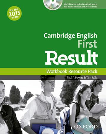 CAMBRIDGE ENGLISH FIRST RESULT WORKBOOK | 9780194511858 | DAVIES, PAUL A. | Galatea Llibres | Llibreria online de Reus, Tarragona | Comprar llibres en català i castellà online