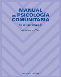 MANUAL DE PSICOLOGIA COMUNITARIA | 9788436820997 | SANCHEZ VIDAL, ALIPIO | Galatea Llibres | Llibreria online de Reus, Tarragona | Comprar llibres en català i castellà online