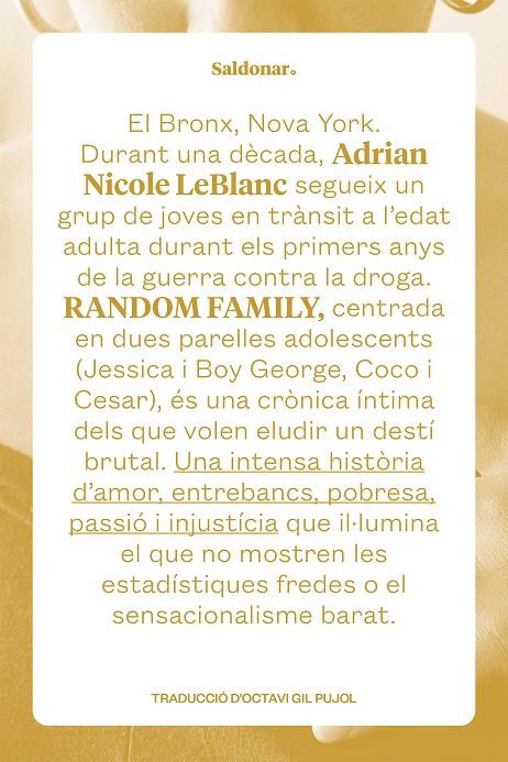 RANDOM FAMILY | 9788419571250 | LEBLANC, ADRIEN NICOLE | Galatea Llibres | Llibreria online de Reus, Tarragona | Comprar llibres en català i castellà online