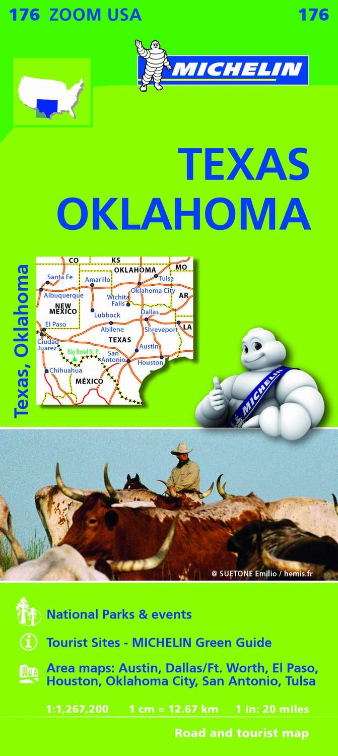 TEXAS OKLAHOMA MAPA 176 MICHELIN 1:1 267 200 | 9782067190924 | VARIOS AUTORES | Galatea Llibres | Llibreria online de Reus, Tarragona | Comprar llibres en català i castellà online