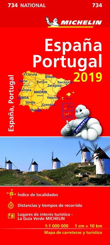 MAPA ESPAÑA - PORTUGAL 2019 | 9782067236707 | Galatea Llibres | Llibreria online de Reus, Tarragona | Comprar llibres en català i castellà online