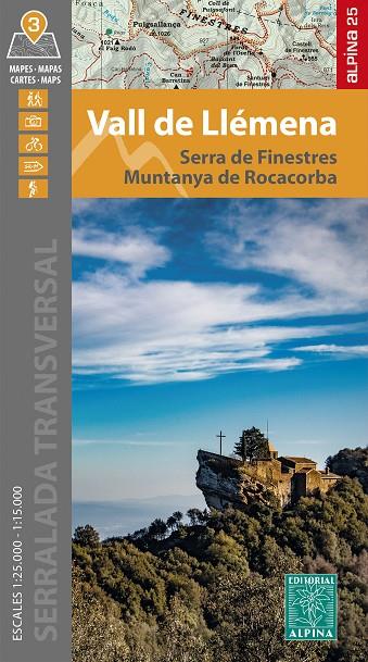 VALL DE LLÉMENA. MAPA 1:15.000 | 9788470111198 | Galatea Llibres | Llibreria online de Reus, Tarragona | Comprar llibres en català i castellà online